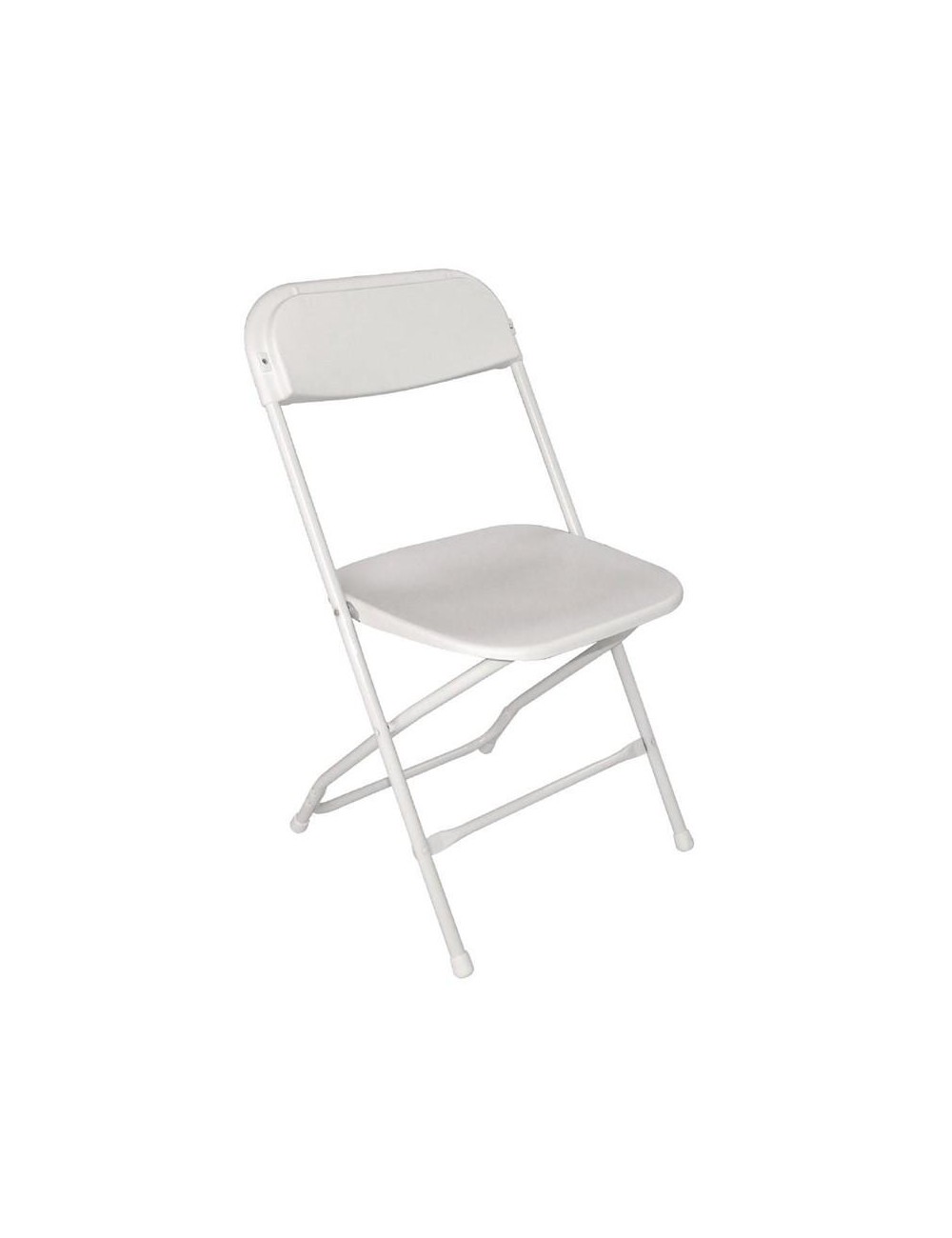 Chaises pliantes Bolero blanches par 10 pièces
