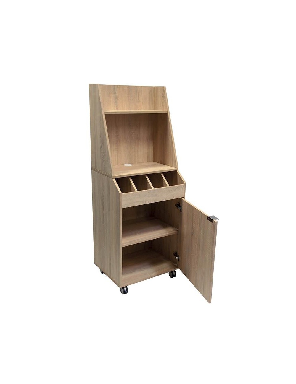 Meuble de service haut monté coloris bois clair chianti