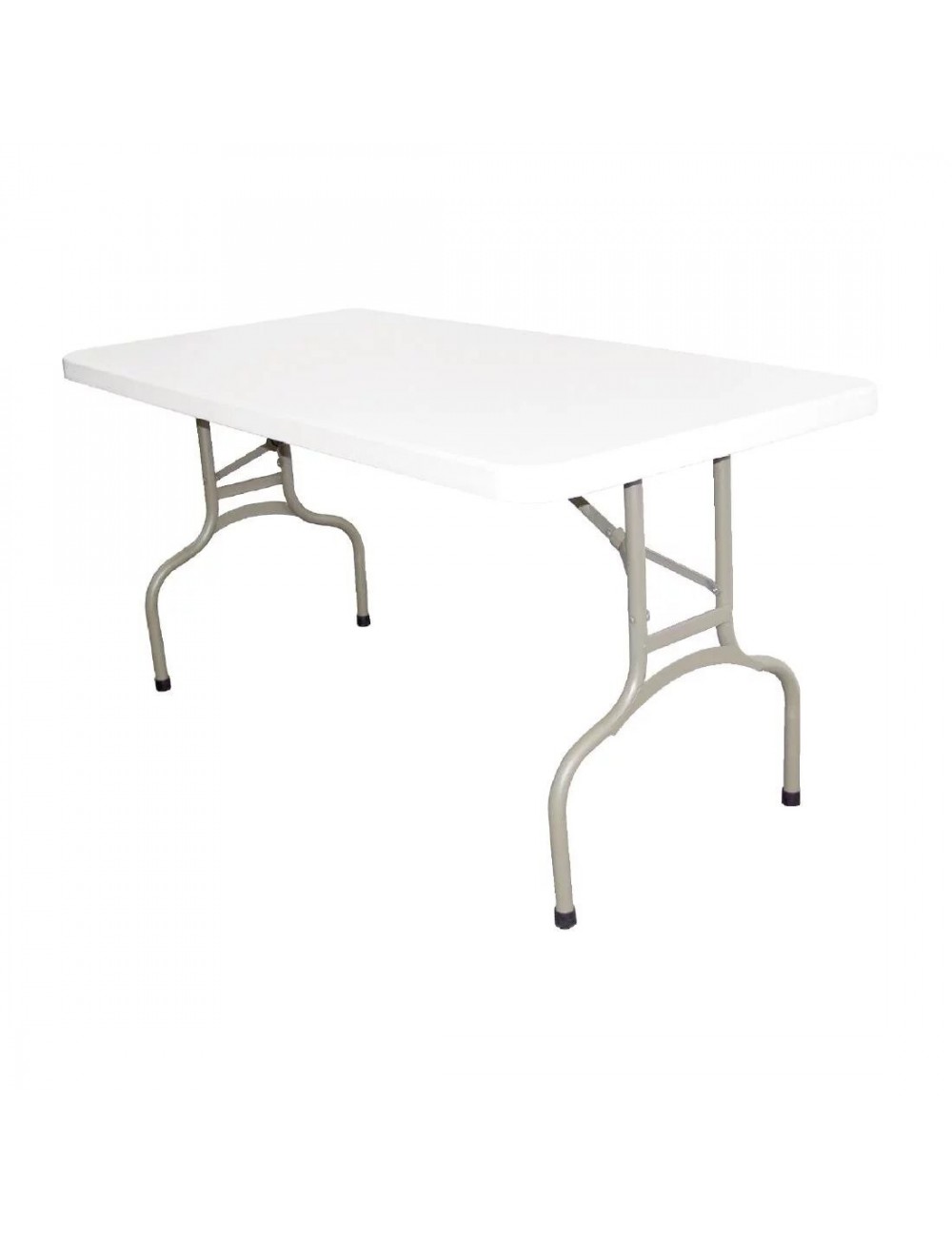 Table rectangulaire pliante blanche Bolero 1520mm