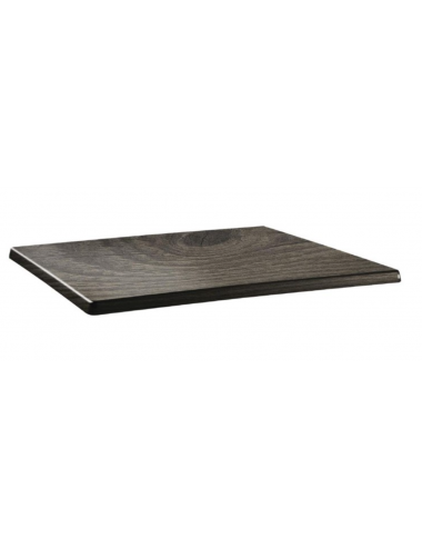 Plateau de table rectangulaire Topalit Classic Line timber 120x80cm